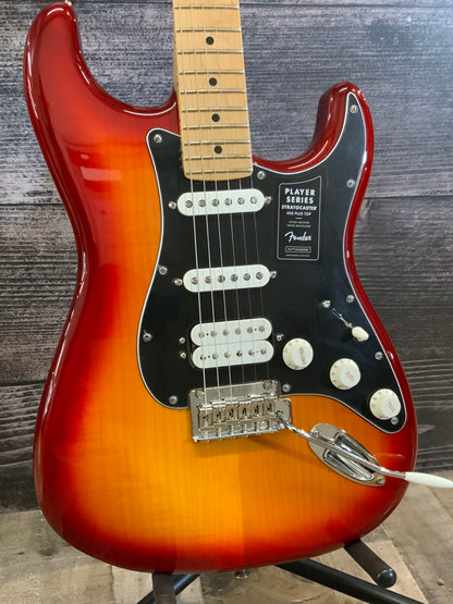 Fender Player Stratocaster HSS Plus Top Aged Cherry Burst (used-near mint factory 2nd)